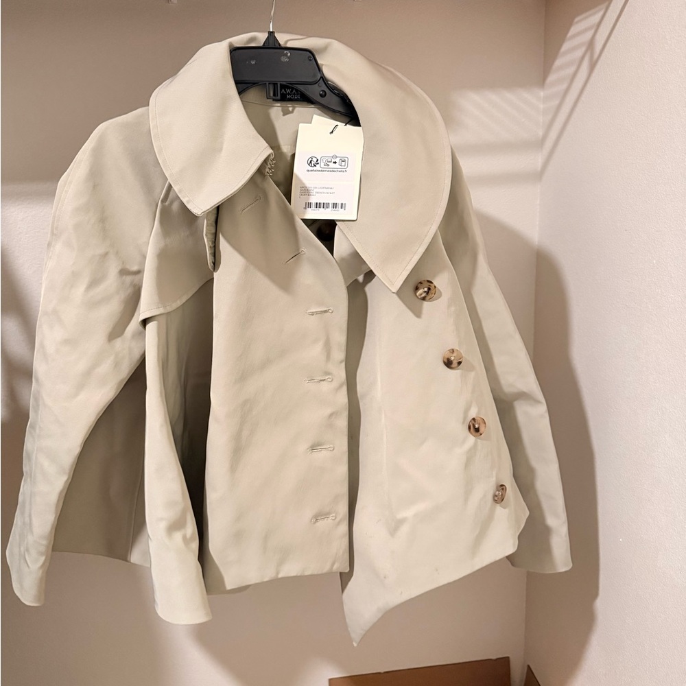 Awake Mode Gabardine Trench Coat - Picture 7 of 14